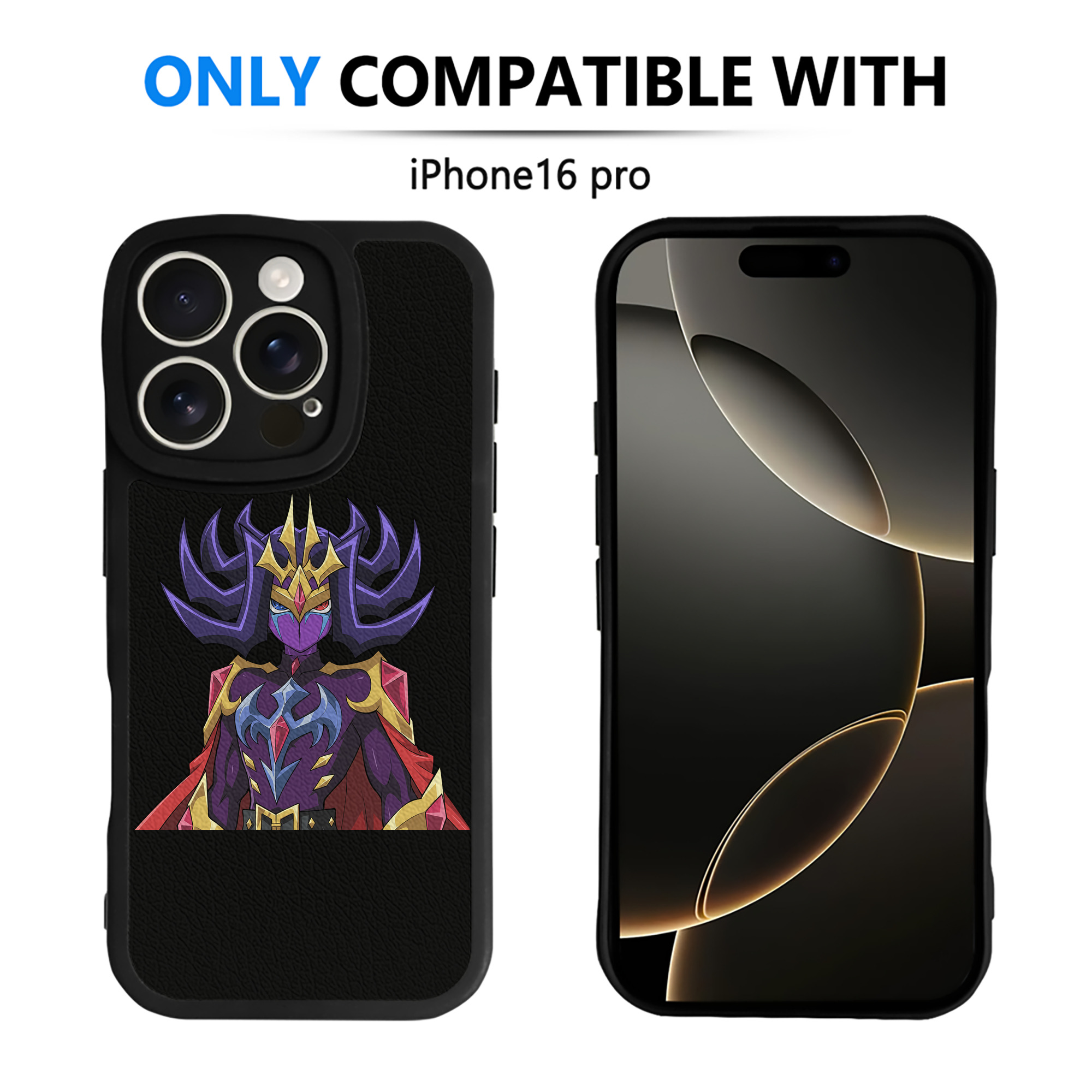 遊☆戯☆王 Yu-Gi-Oh! 【iPhone 16シリーズ対応】シリコンスマホケース（レザー調） 材質：シリコン